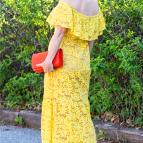 Dress the Population Dresses & Skirts - dress the population reese yellow dress Small